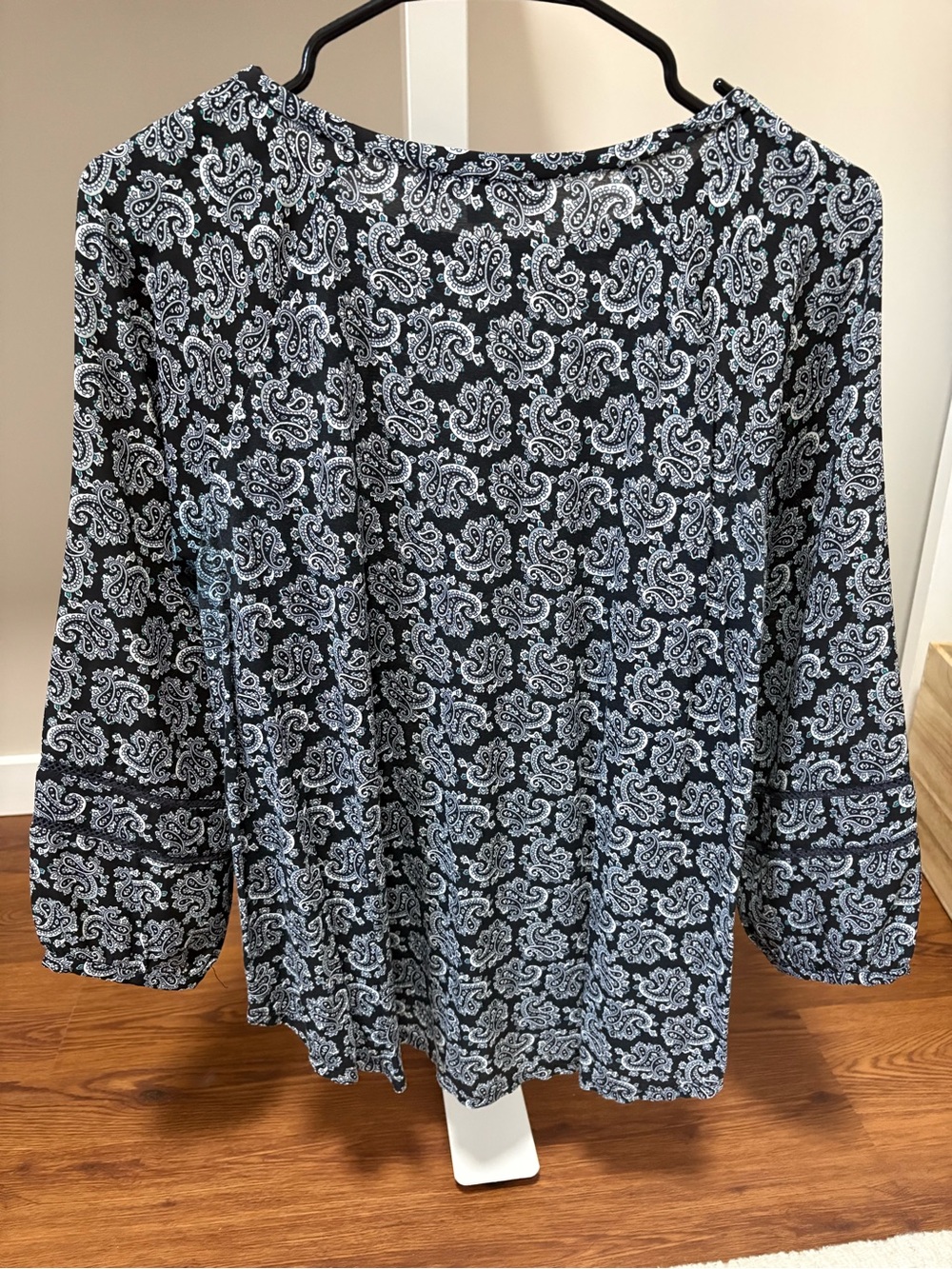 LOFT Paisley & Lace Blouse